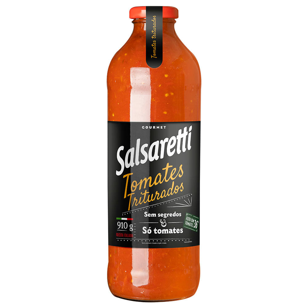 Molho Tomate Salsaretti Triturado 910g Vidro