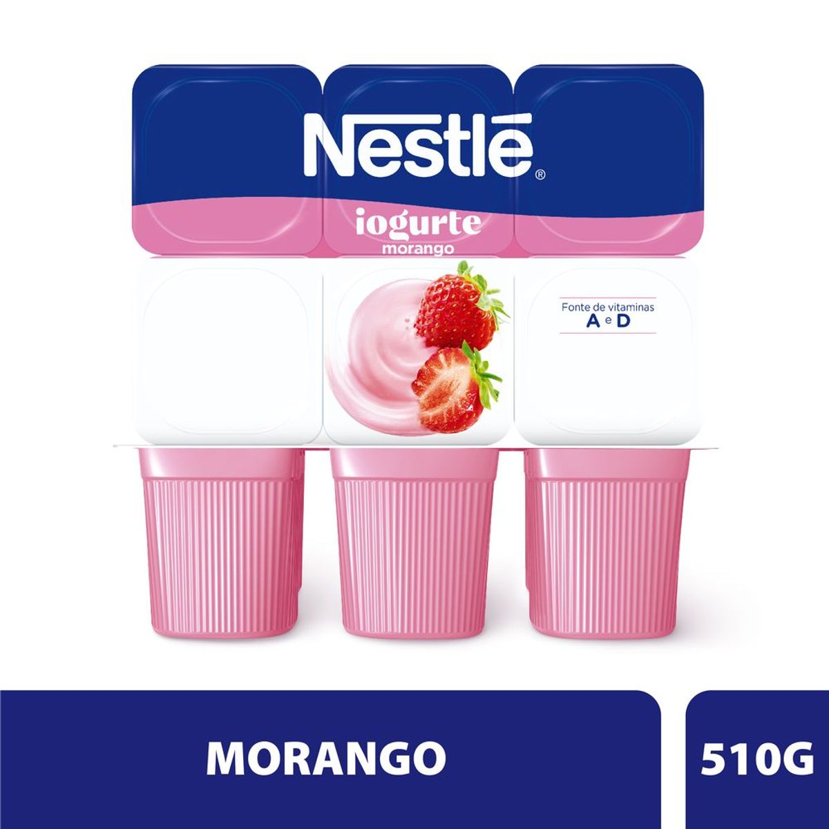 Iogurte Nestlé Polpa Morango 510g
