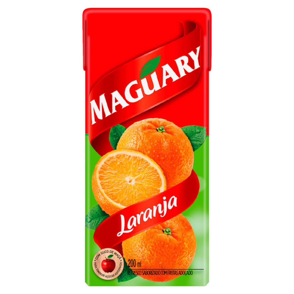 Bebida Com Suco Maguary 200ml Laranja
