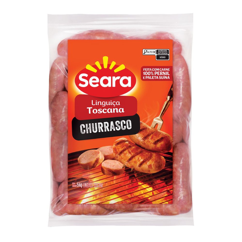 Linguiça Toscana Churrasco Seara 600g