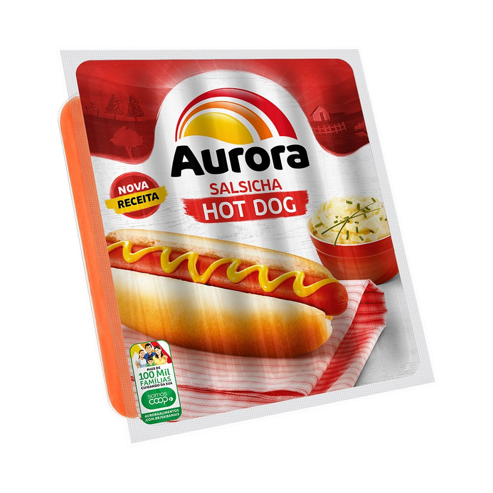 Salsicha Hot Dog Aurora 500g