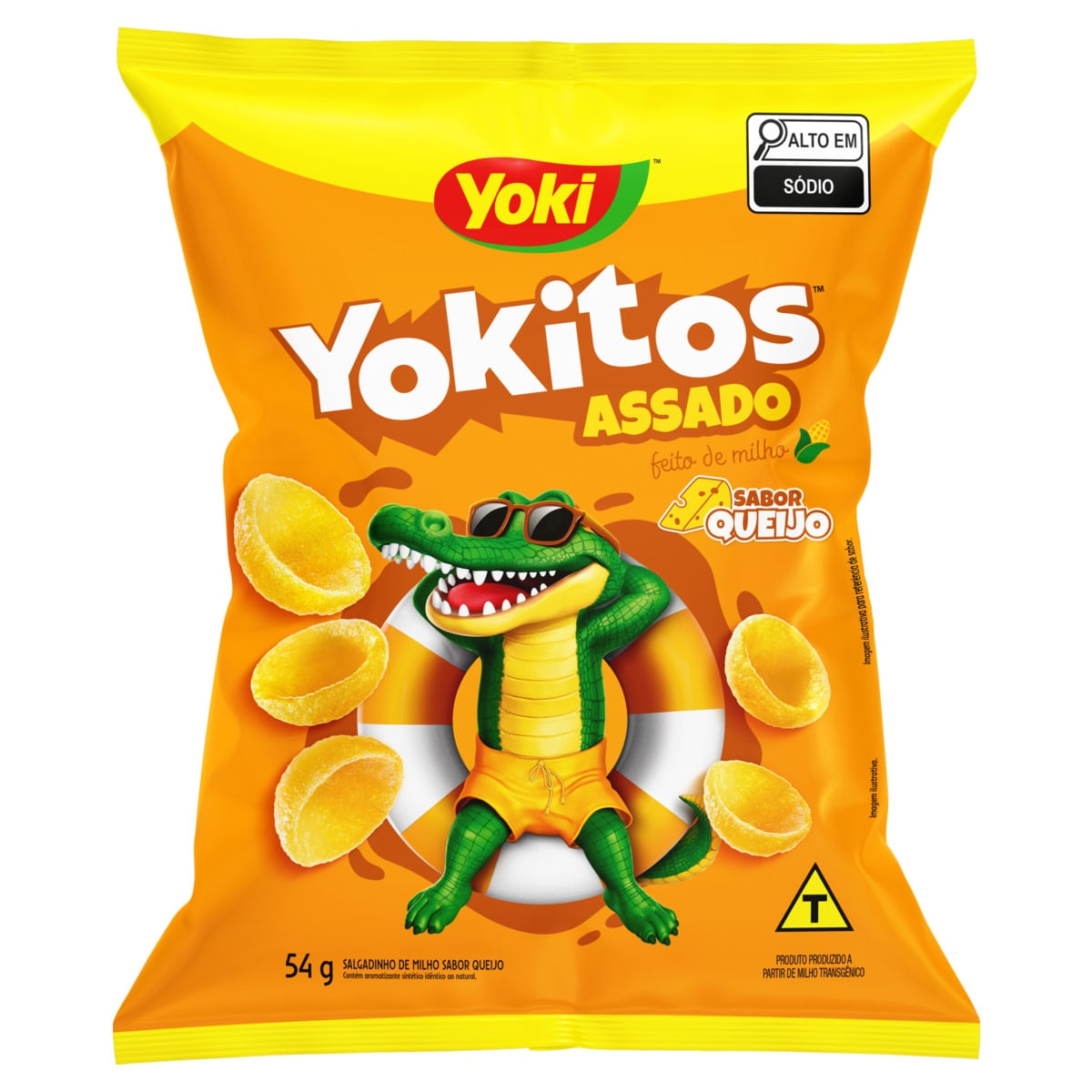 Salgadinho Yokitos 54g Concha Queijo Conchinha