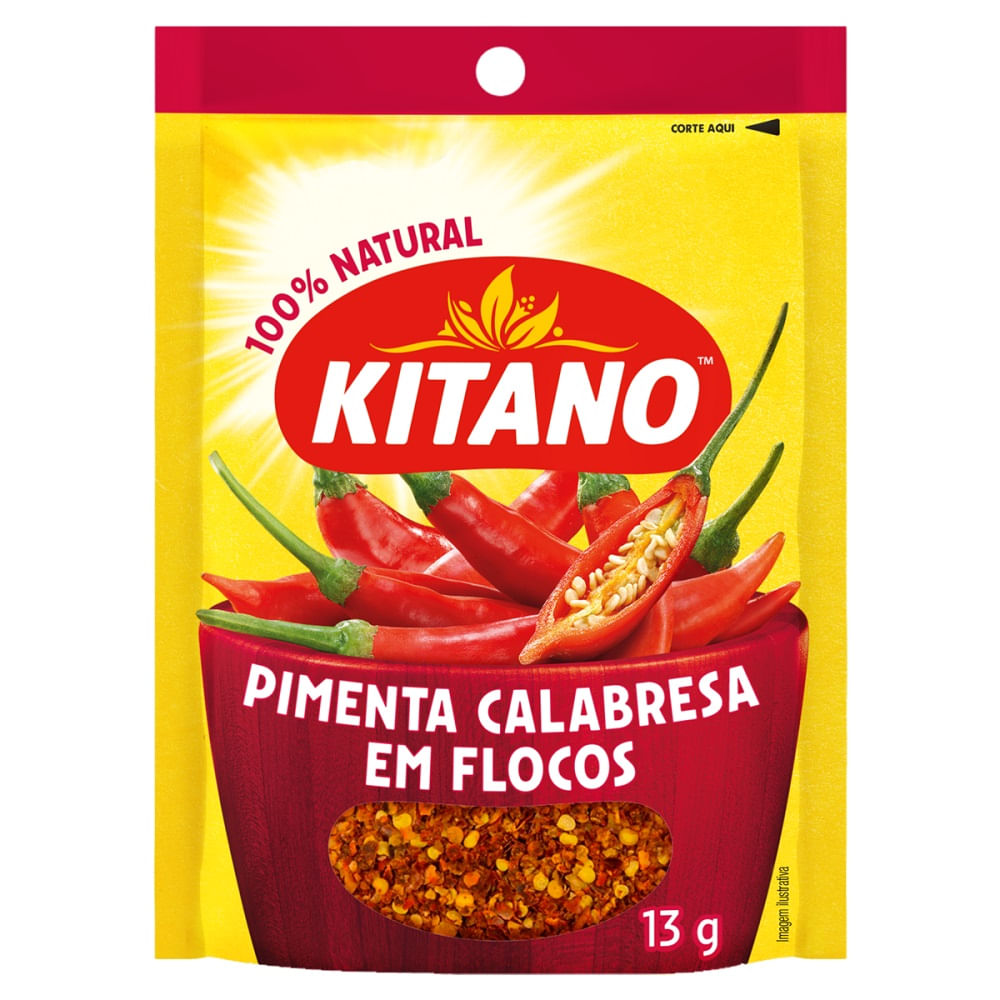 Pimenta Calabresa Flocos Kitano 13g