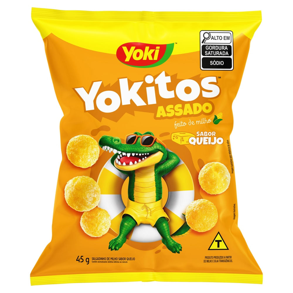 Salgadinho Yokitos 45g Bolinha Queijo