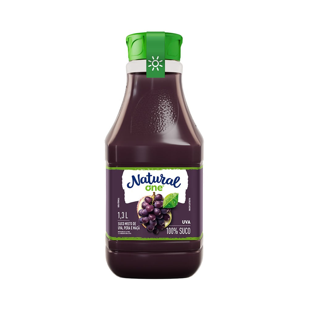 Suco Natural One Uva e Maçã 1,3L