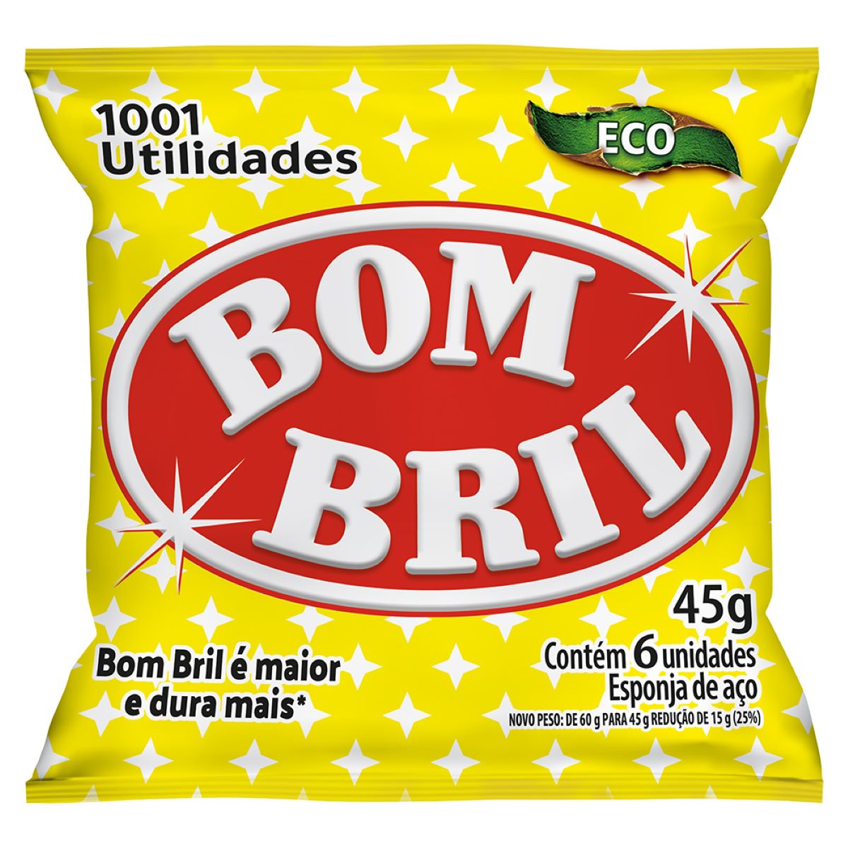 Lã De Aço Bombril Com 6 Unidades
