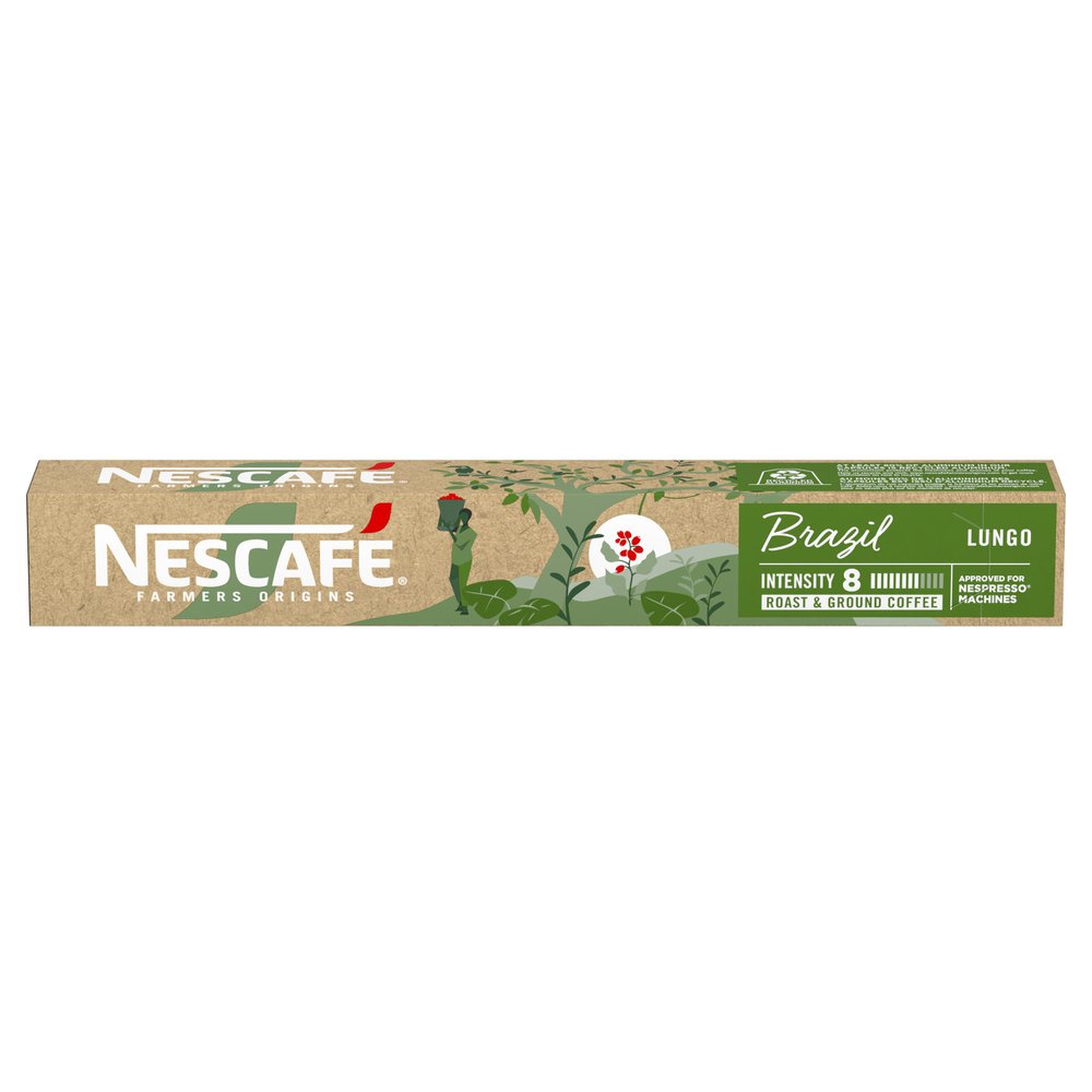 Café Nescafé Farmers Origins Brazil 10 Cápsulas