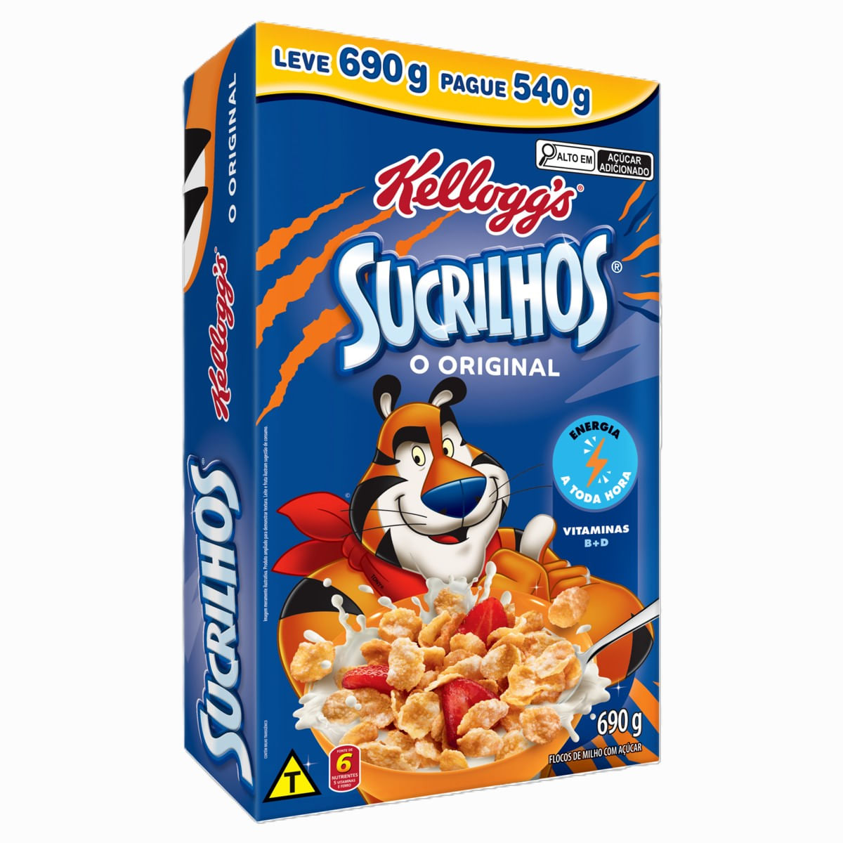 Cereal matinal Sucrilhos Kellogg's Leve 690g Pague 540g