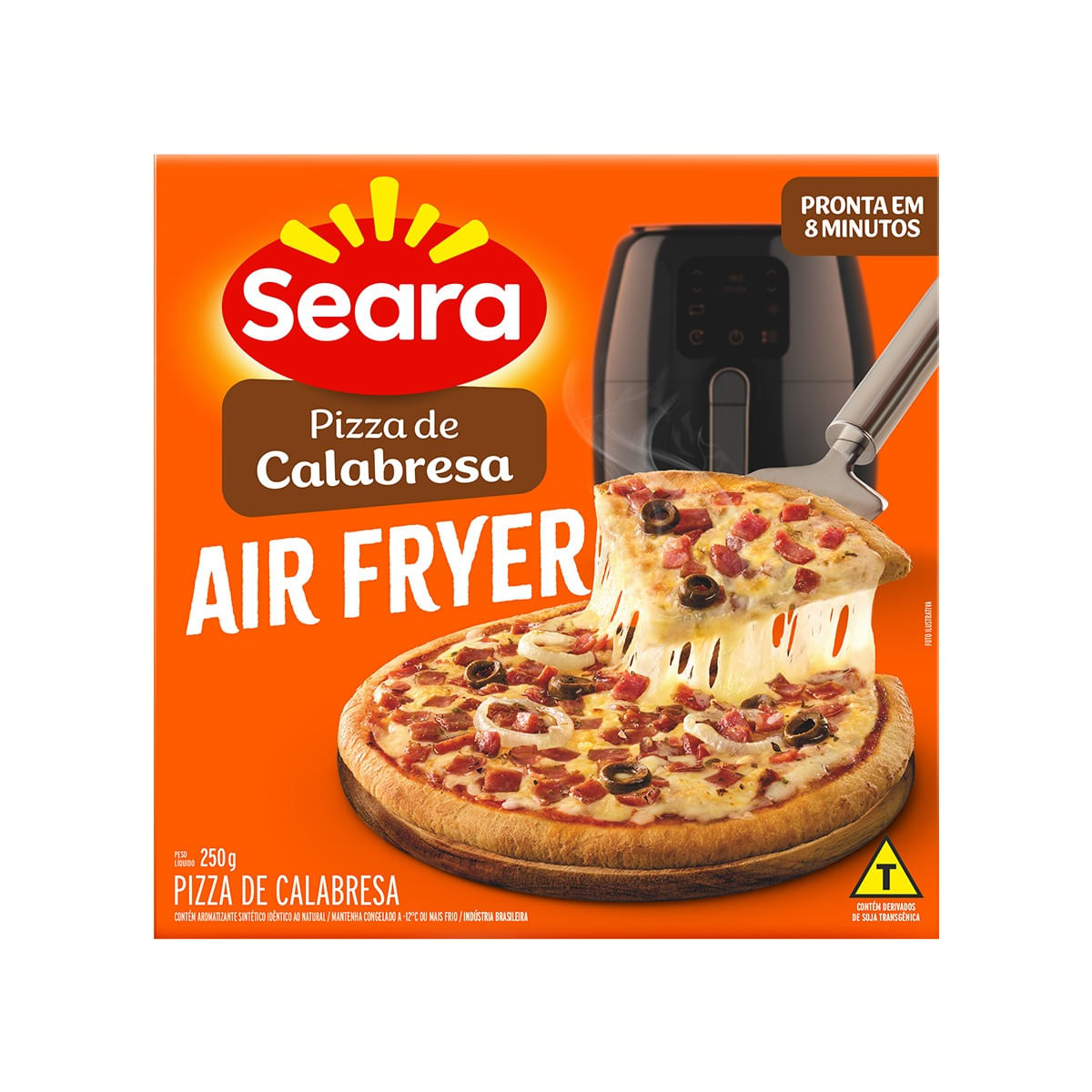 Pizza Seara Calabresa Air Fryer 250g