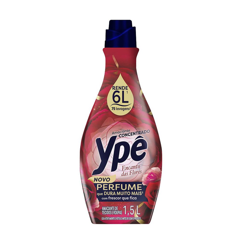 Amaciante Concentrado Ypê Encanto das Flores 1,5 L