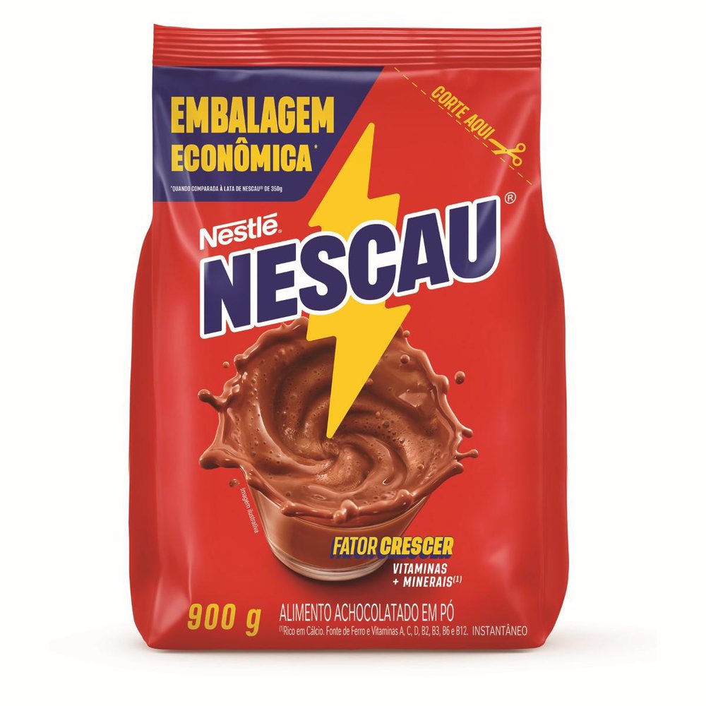 Achocolatado Pó Nescau 900g Sachê