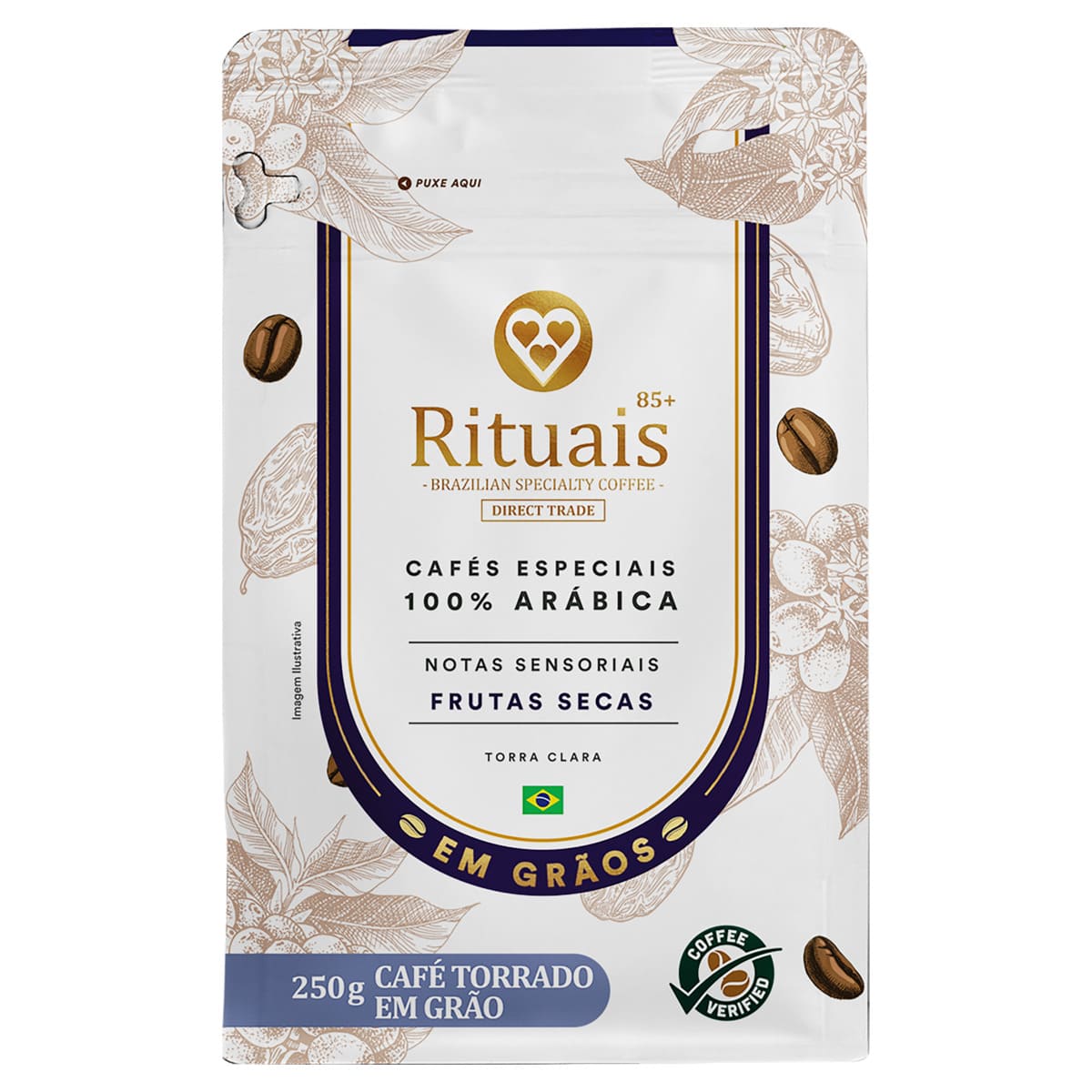 Café Grão 3 Coraçoes Rituais Frutas Secas 250g