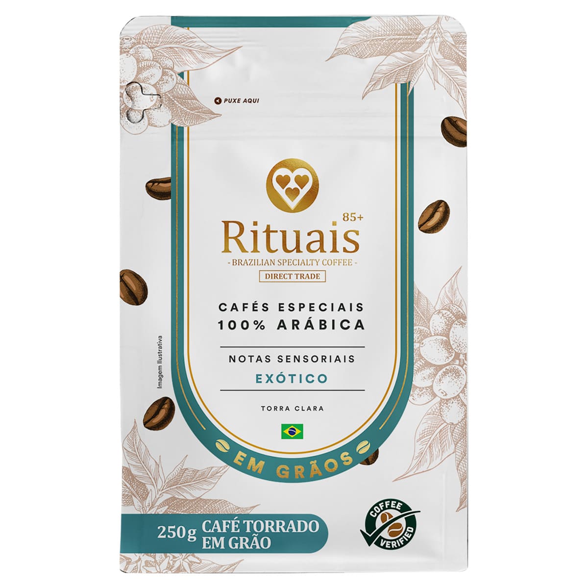 Café Grão 3 Corações Rituais Exótico 250g