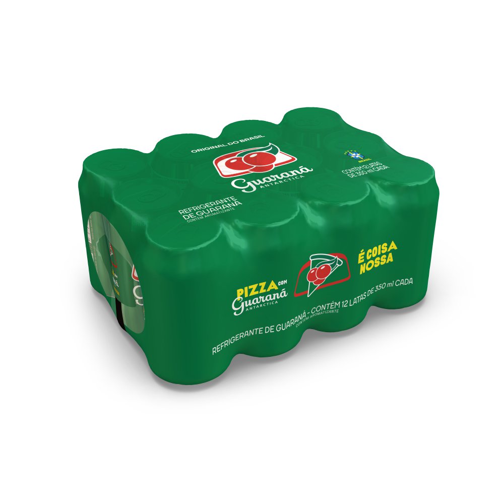 Refrigerante Guaraná Antarctica 350ml Lata Com 12 Unidades Leve Mais Pague Menos
