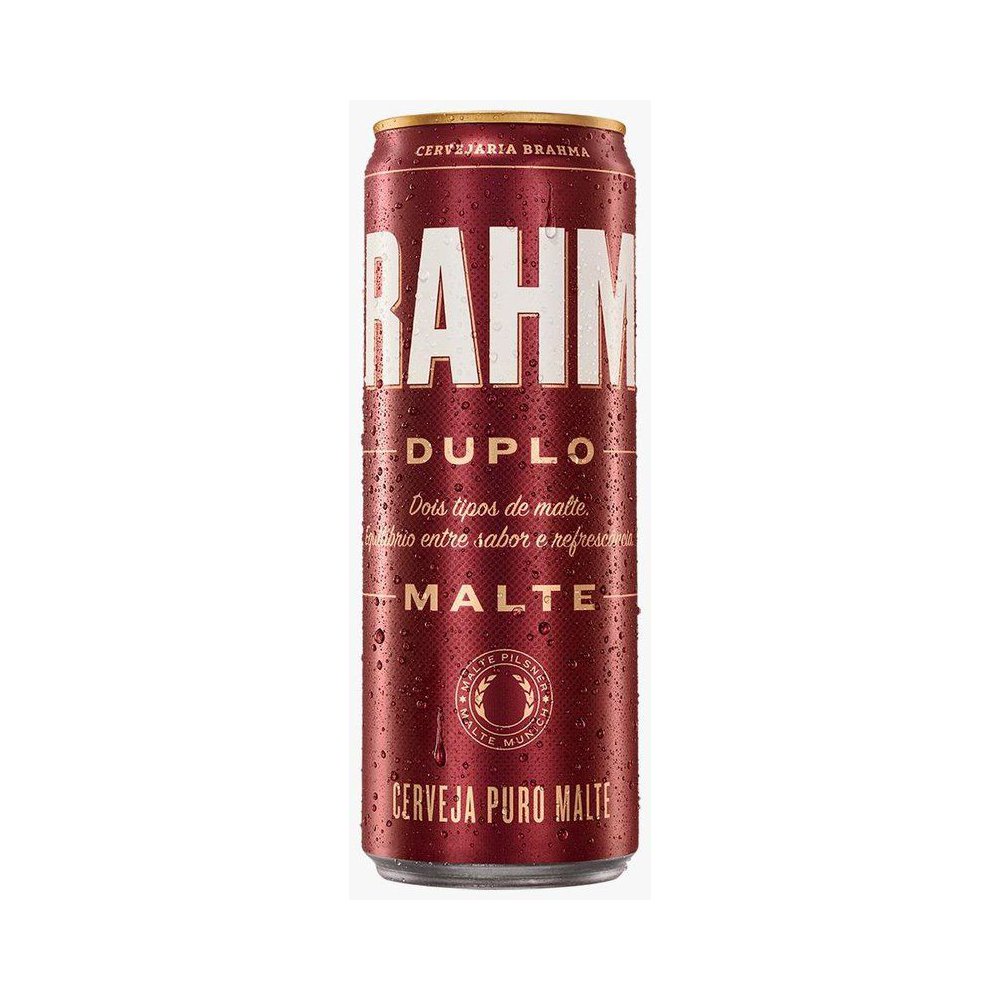 Cerveja Brahma Duplo Malte Puro Malte 350ml Lata