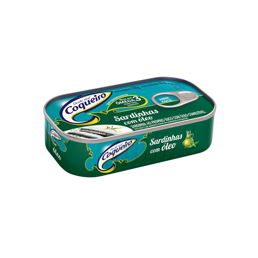 Sardinha Coqueiro 125g com Óleo