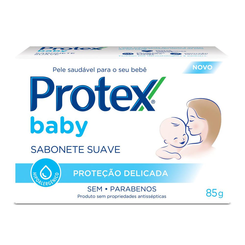 Sabonete em barra para bebê Protex Baby Delicate Care 85g