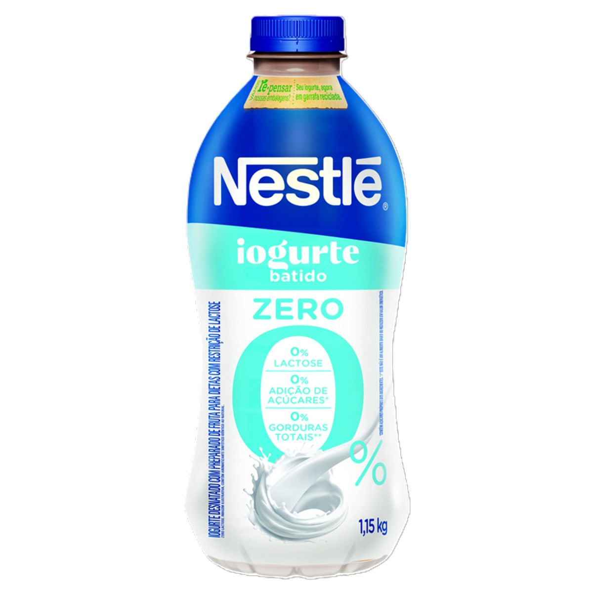 Iogurte Líquido Nestlé Zero 1,15kg Batido