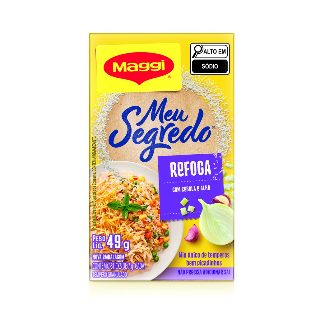 Tempero Pronto Maggi Meu Segredo Alho e Cebola 49g