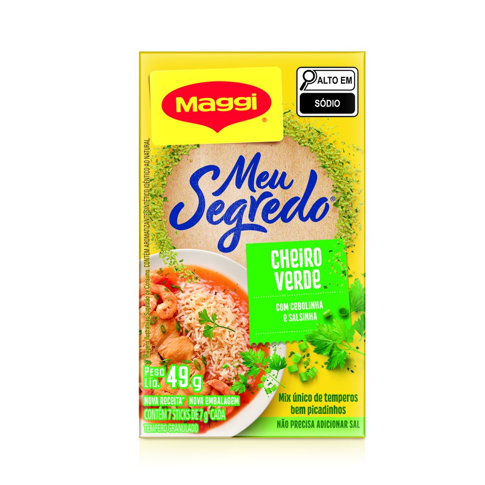 Tempero MAGGI Meu Segredo Cheiro Verde 49g