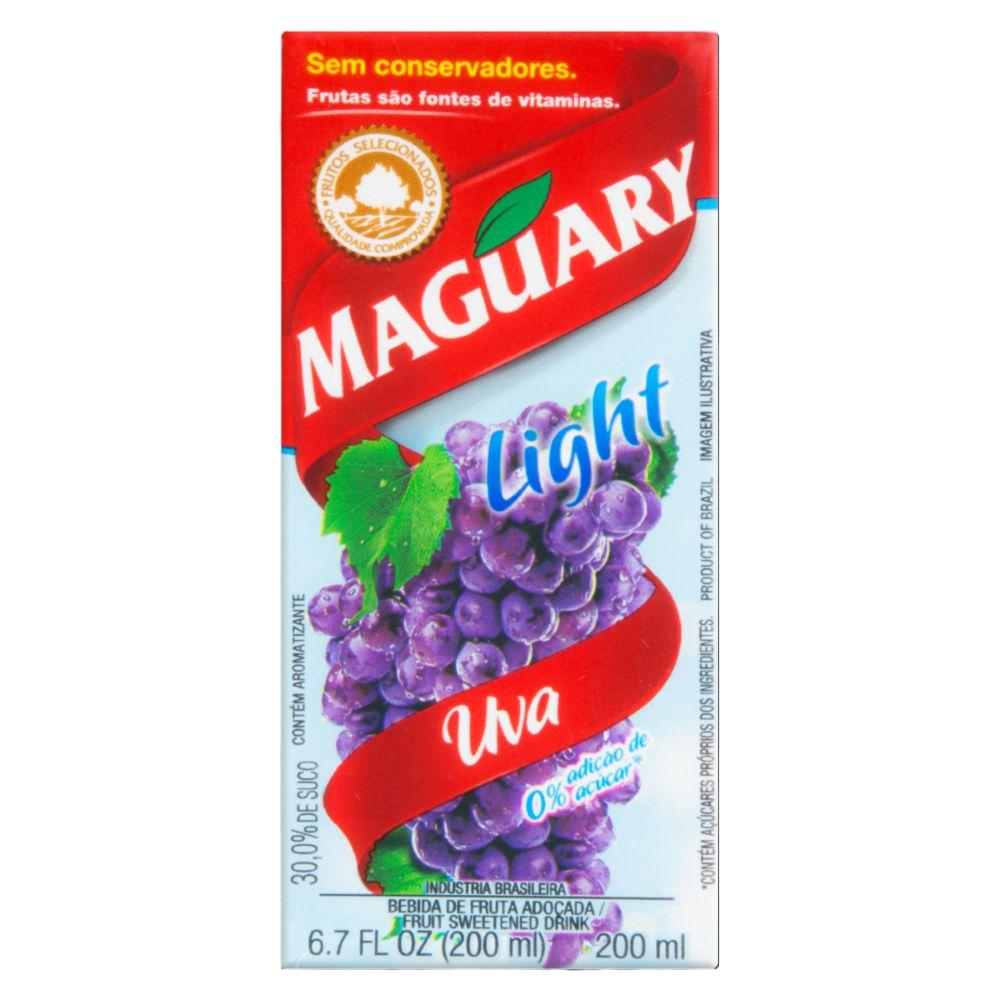 Bebida Com Suco Maguary Baixa Caloria Uva 200ml