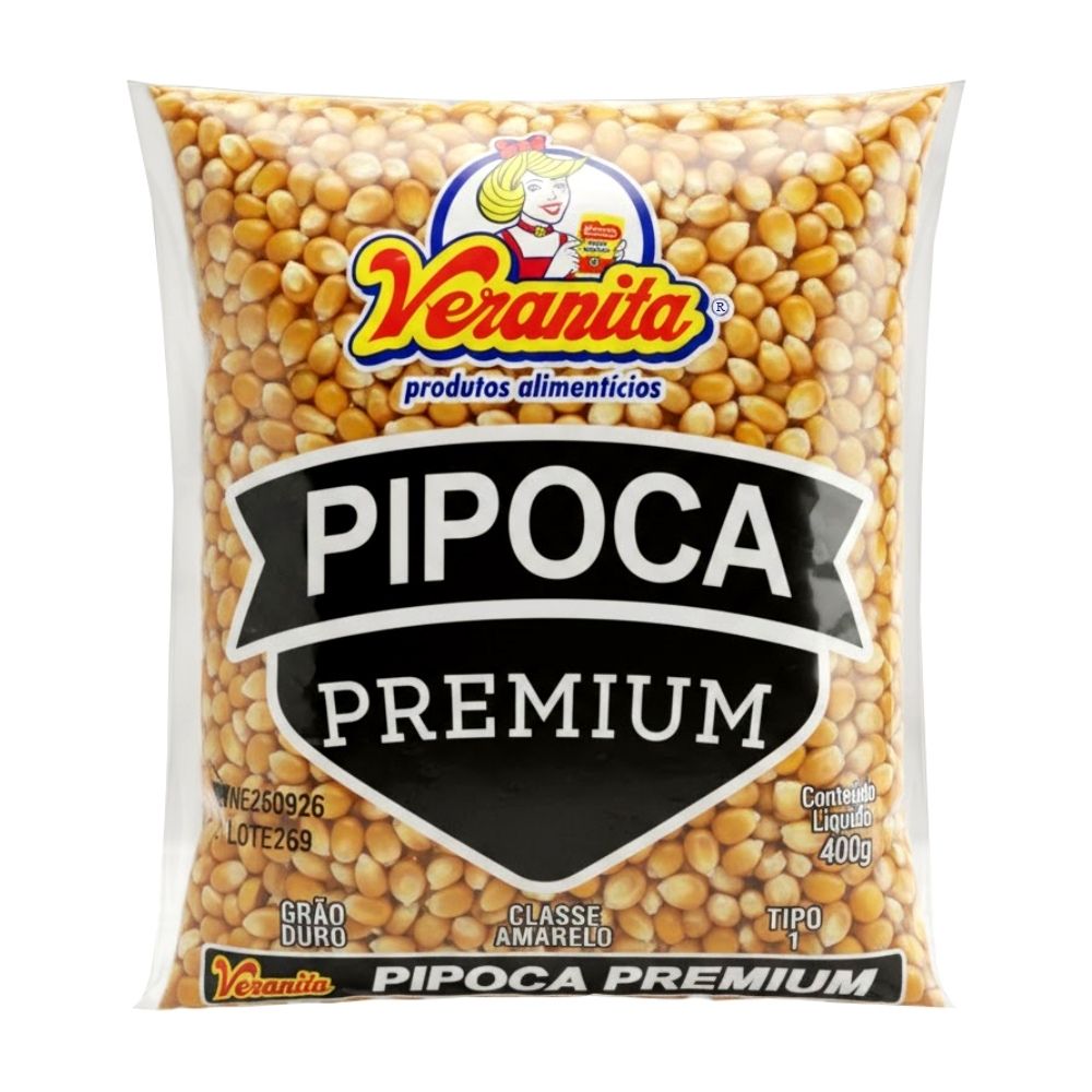 Milho Pipoca Veranita Premium 400g