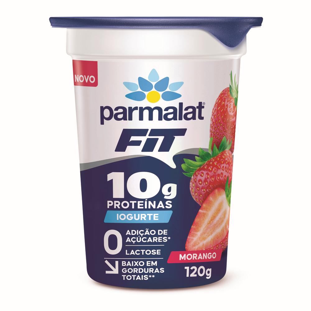 Iogurte 10G Proteínas Parmalat Fit Morango 120g