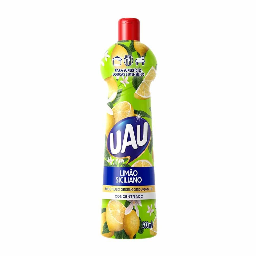 Limpador Multi Uso Uau 500ml Limão Siciliano