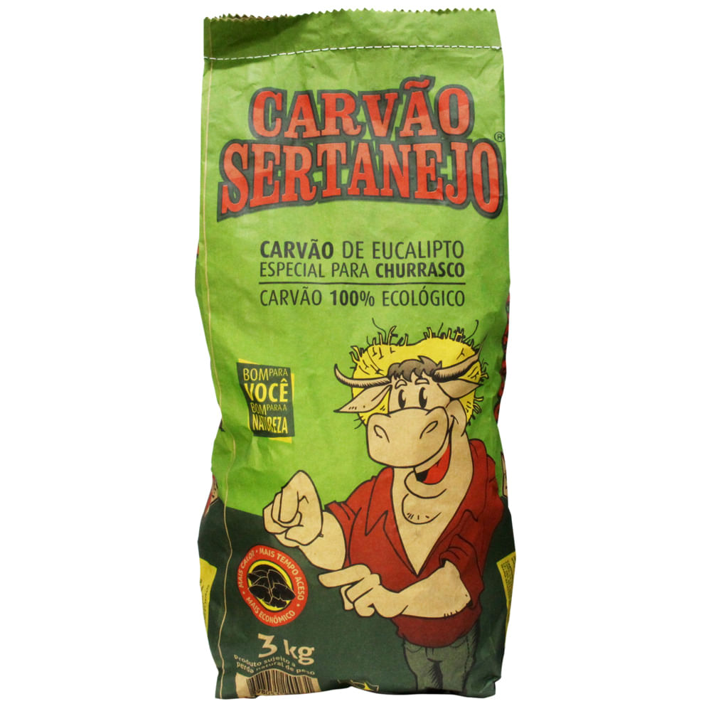 Carvao Sertanejo 3kg