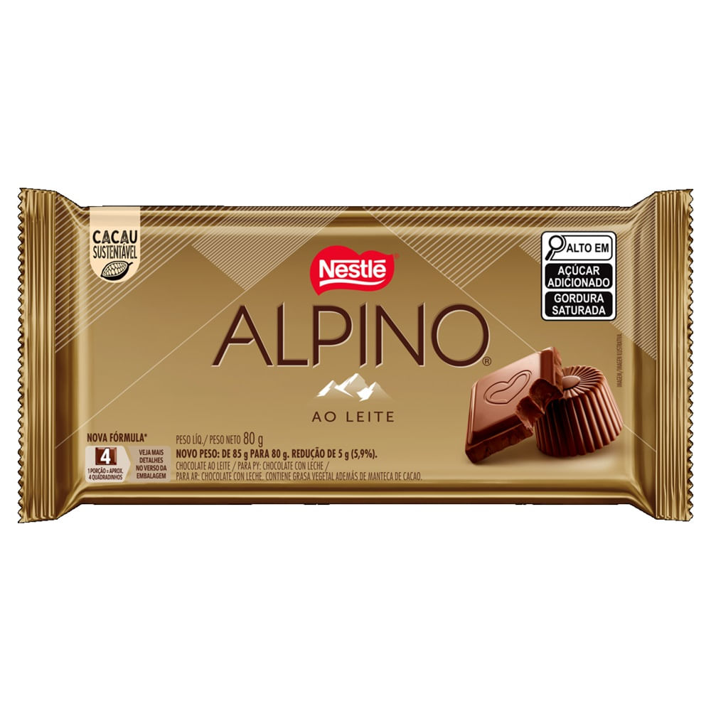 Chocolate Nestlé Alpino tablete 80g