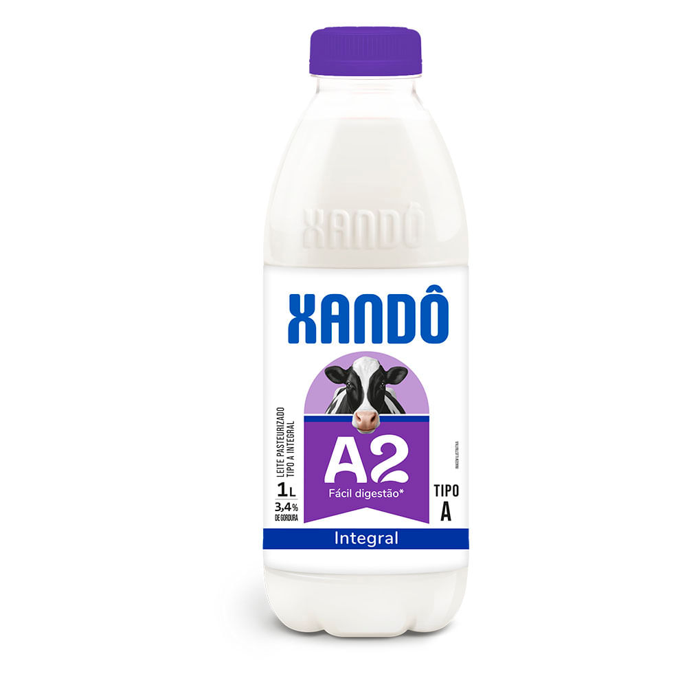 Leite Pasteurizado A2 Xandô Integral 1L