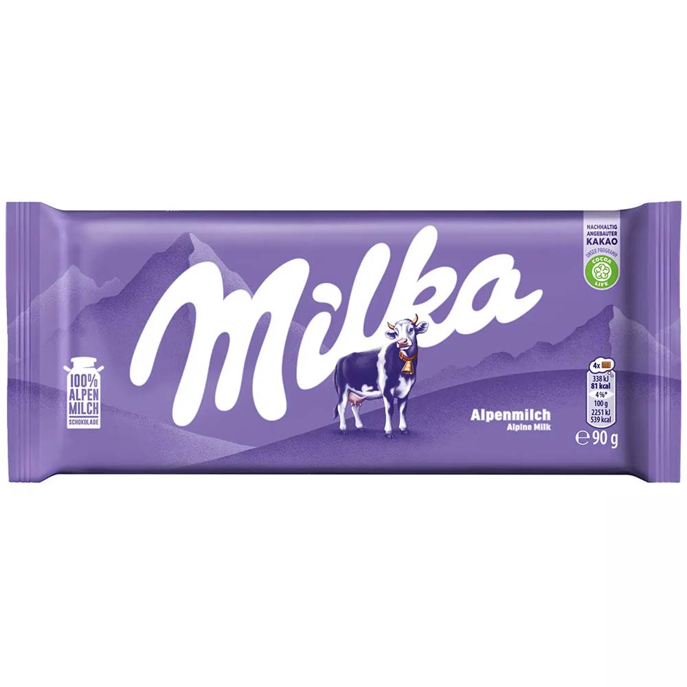 Chocolate Milka Ao Leite 90g Tablete