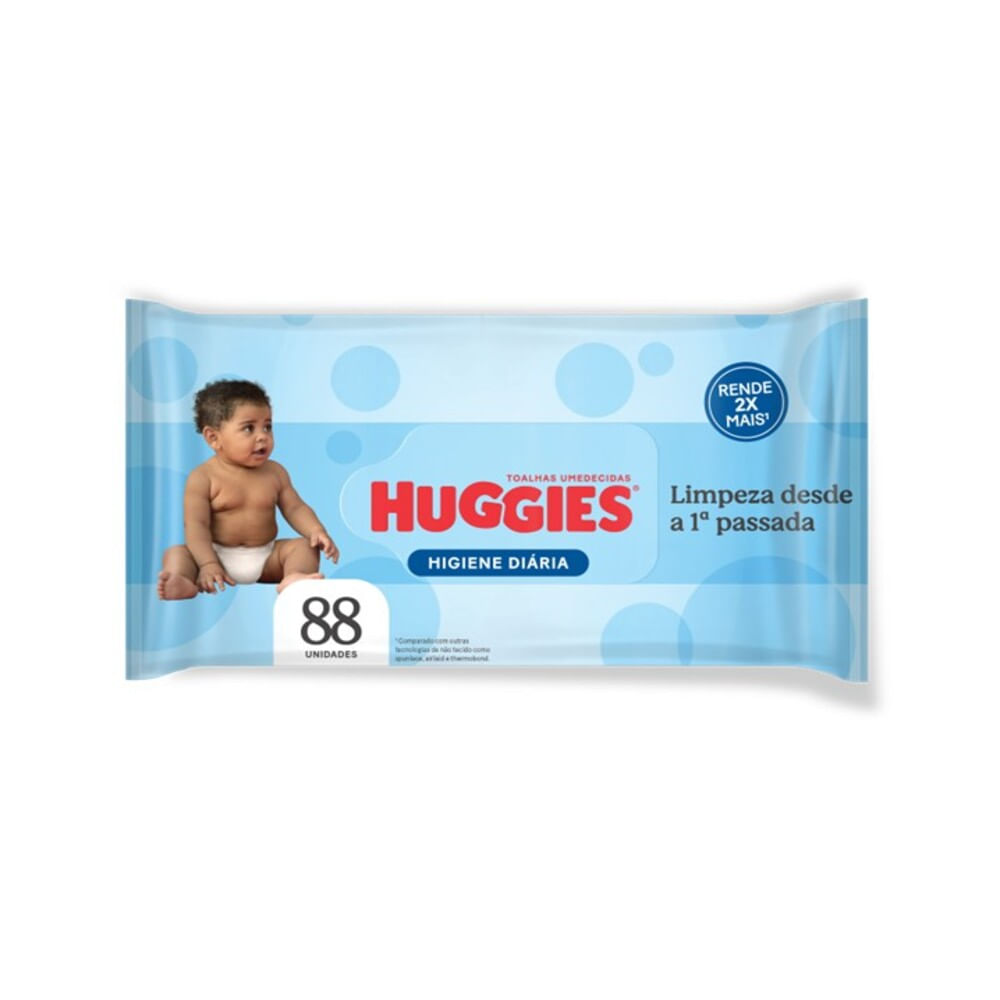 Lenco Umedecido Huggies Baby Disney c/88 Tripla Proteçao
