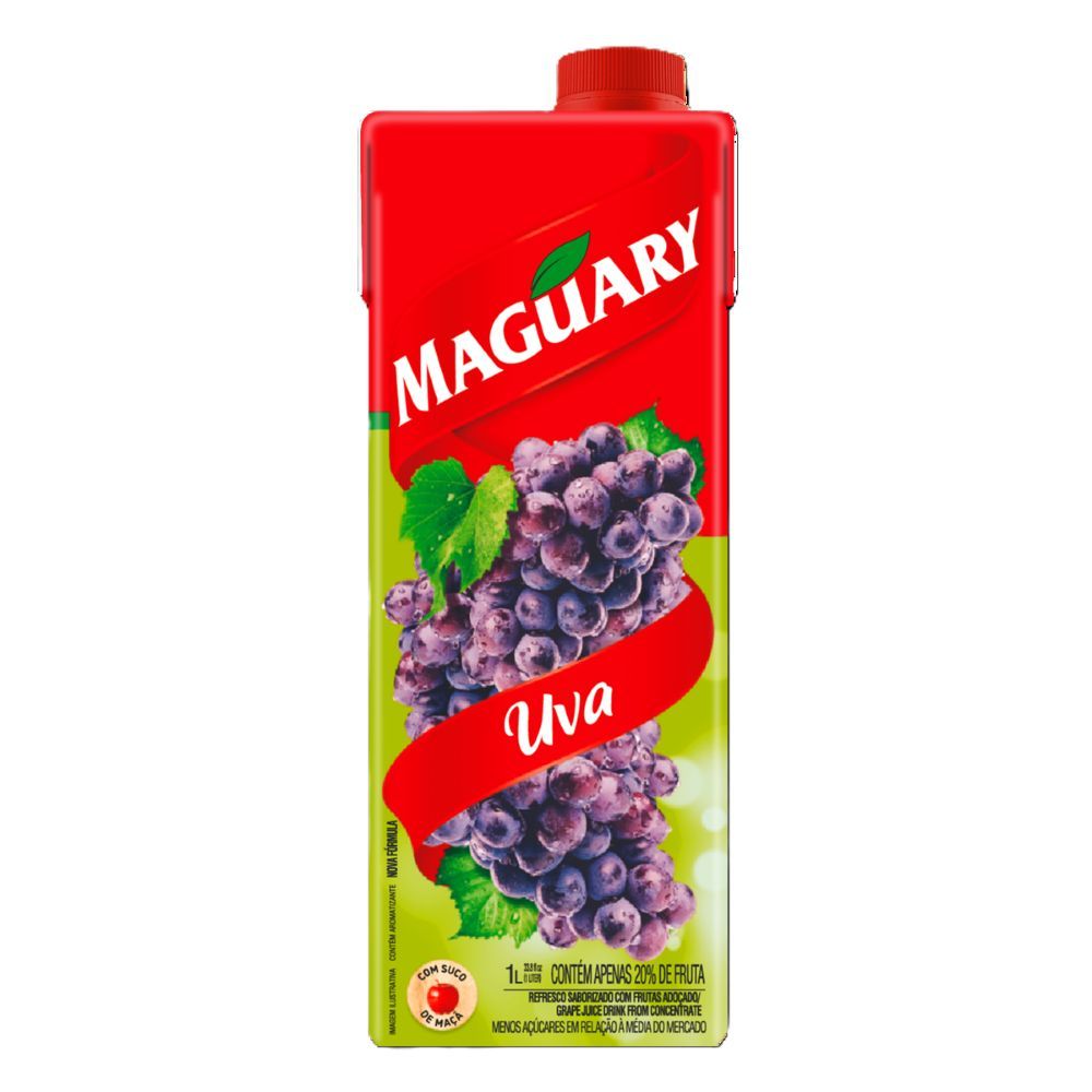 Bebida com Suco Maguary 1L Uva