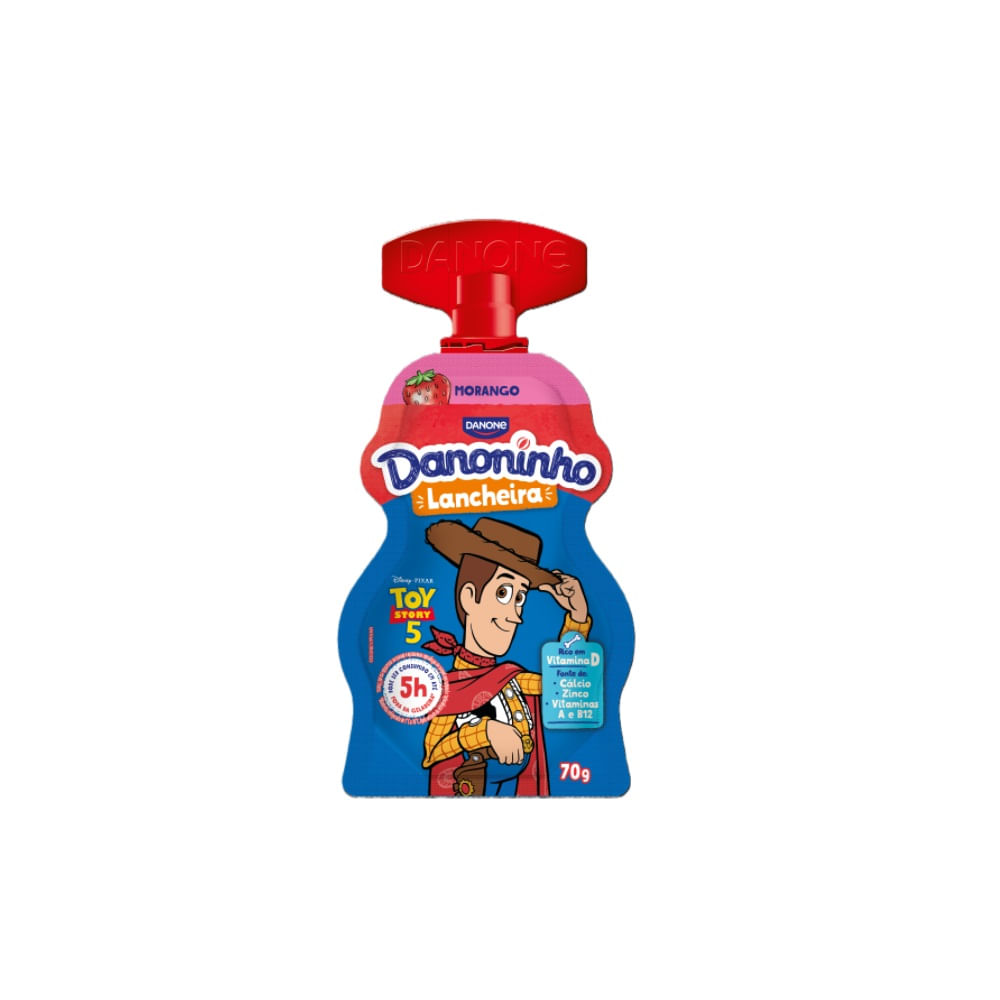 Iogurte Danoninho Lancheira Morango Pouch 70g