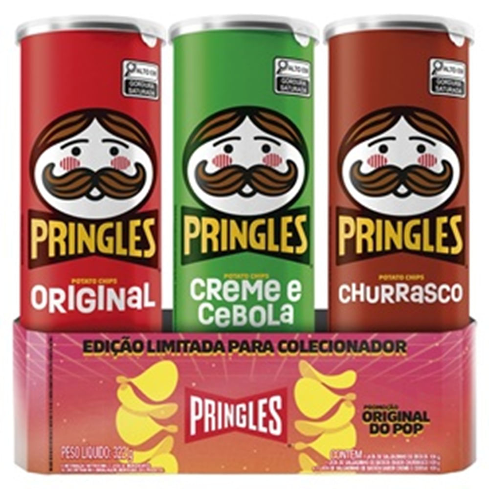 Salgadinho Batata Pringles Original Do Pop 322g