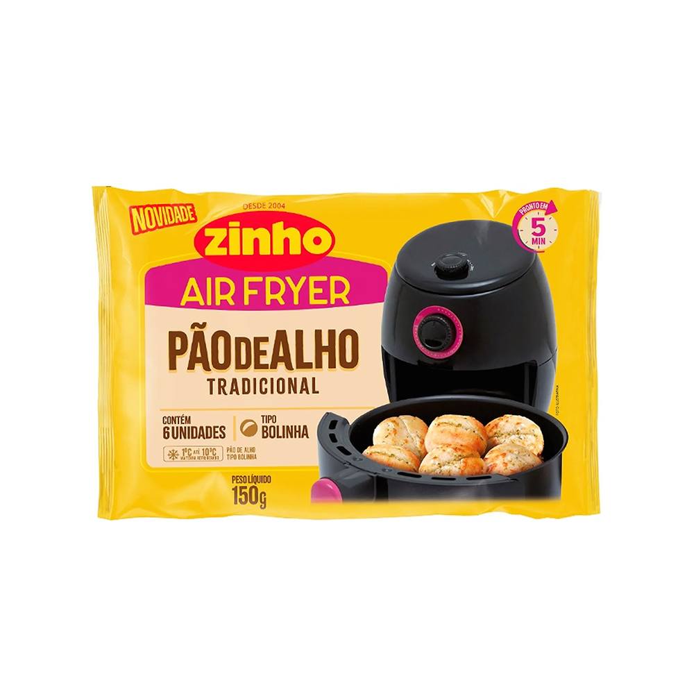 Pão Alho Zinho Bolinha Tradicional 150g
