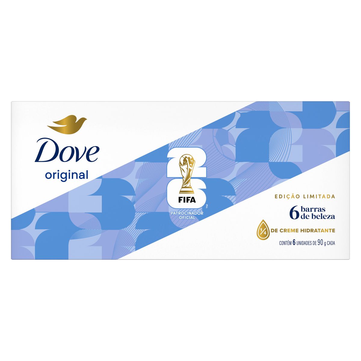 Sabonete em Barra Dove Original 90g 6 unidades