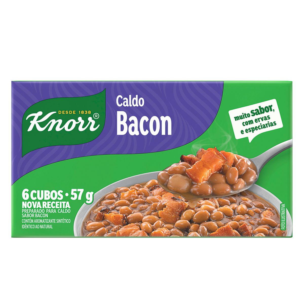 Caldo Knorr Bacon 57g