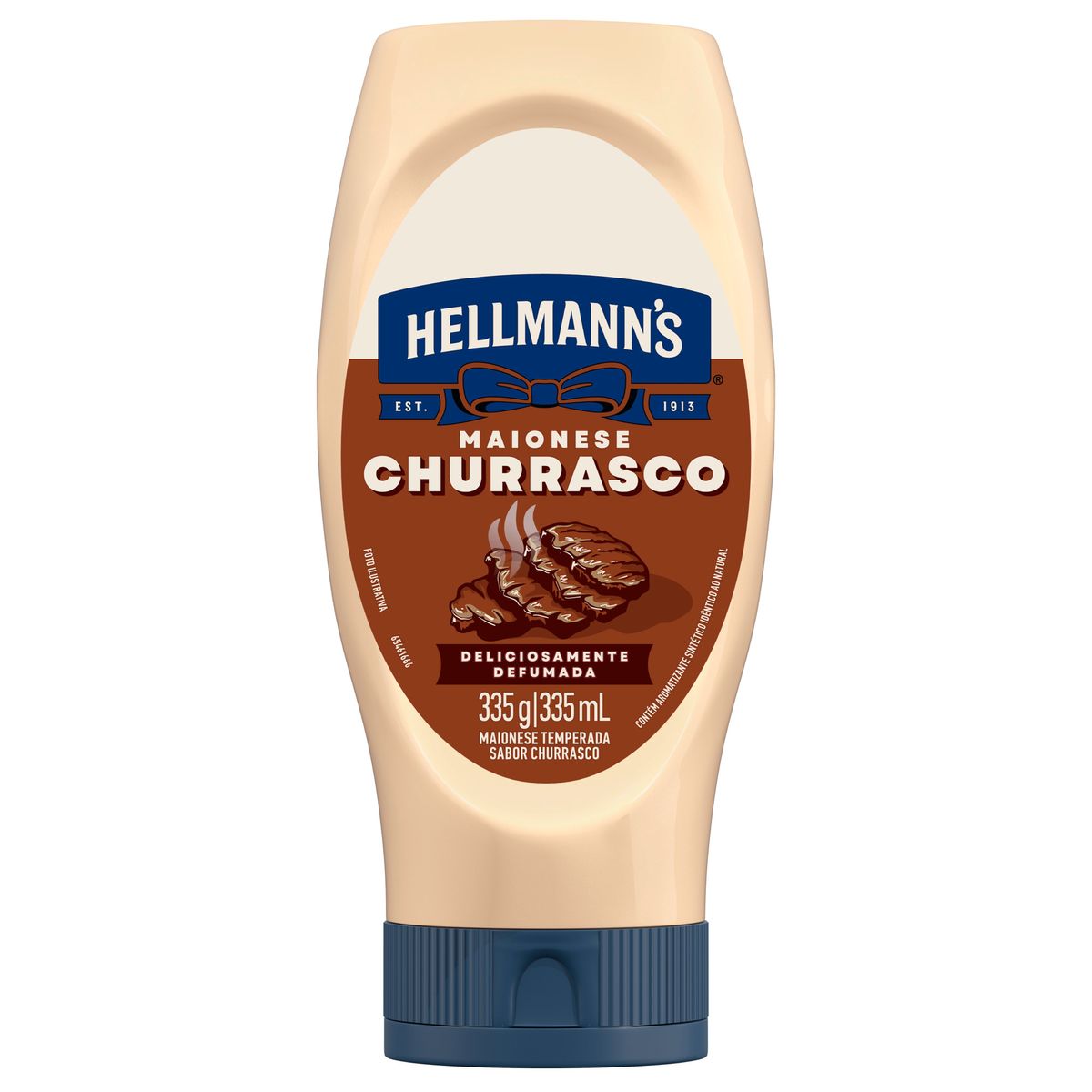 Maionese Hellmann's Squeeze Churrasco 335g