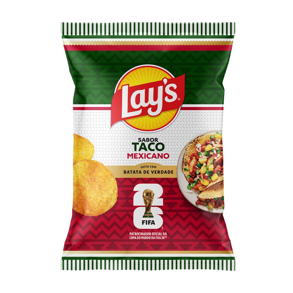 Salgadinho batata Lays 62g Taco Mexicano