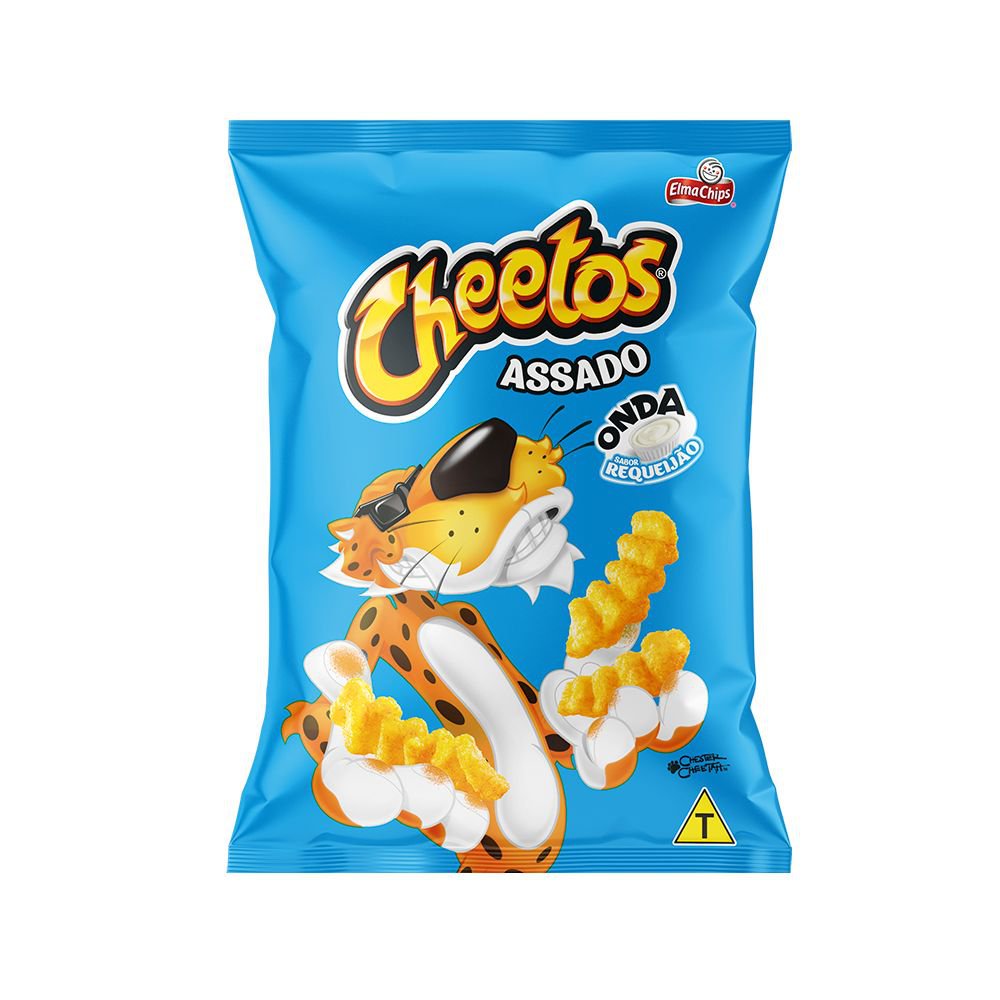 Salgadinho Elma Chips Cheetos Onda Requeijão 40g