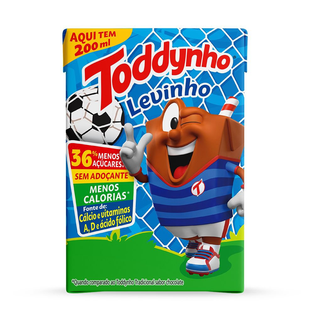 Bebida Láctea Uht Chocolate Toddynho Levinho Caixa 200Ml