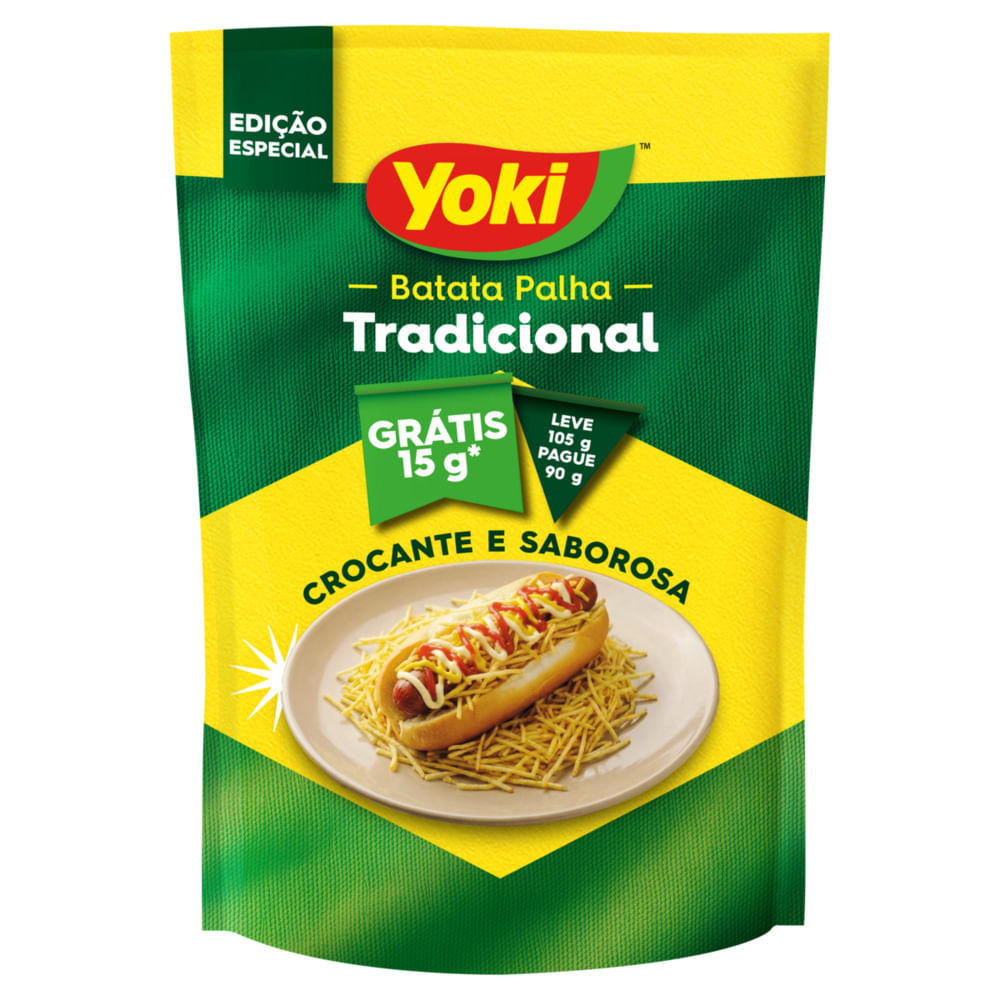 Batata Palha Yoki Leve 105 Pague 90g Tradicional
