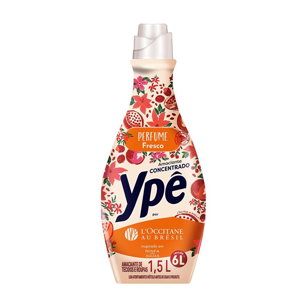 Amaciante Roupa Concentrado Ypê Loccitane Ninfa Das Águas 1,5L
